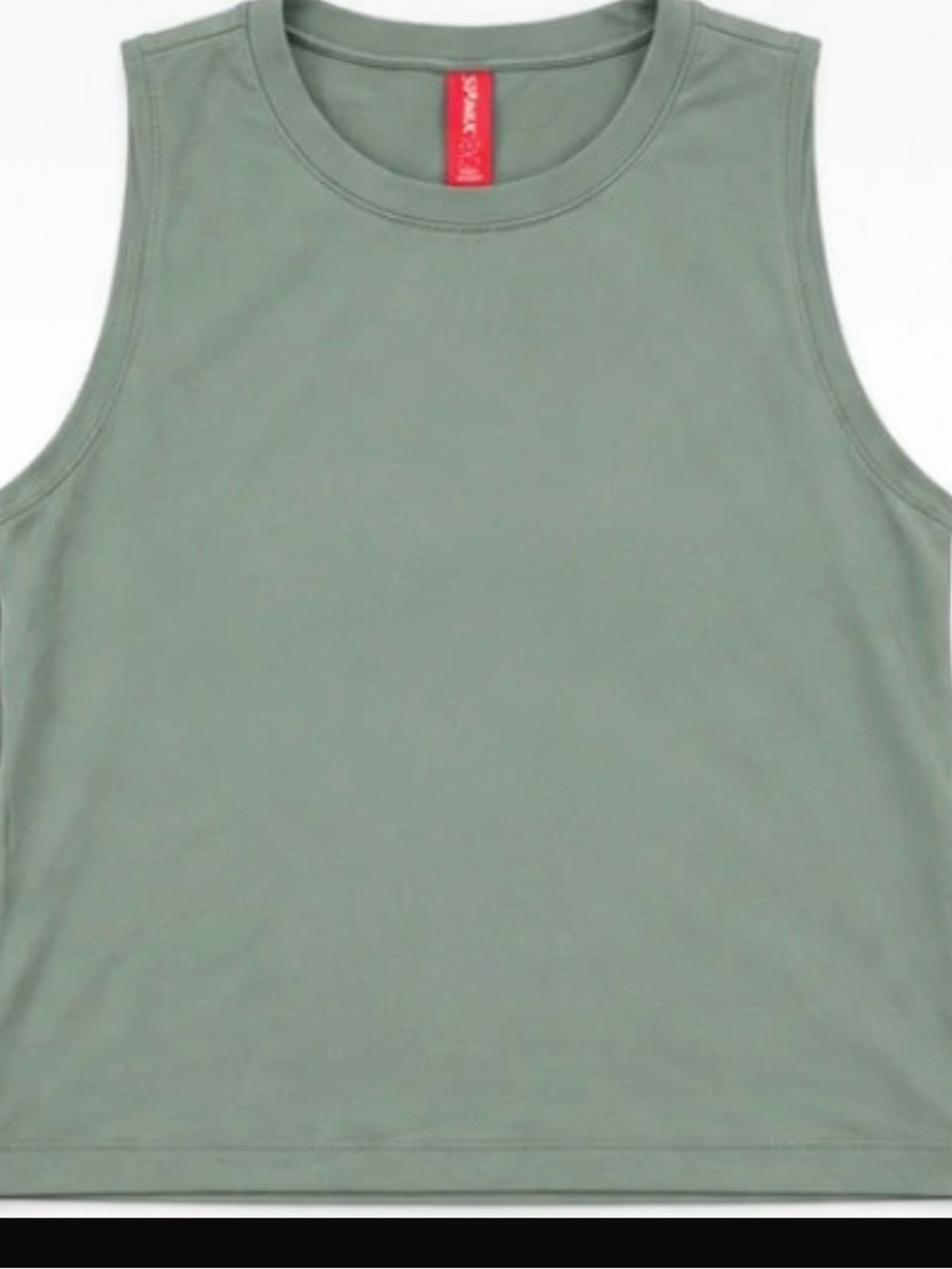 SPANX Sage Green Sleeveless Tank Top Size Small